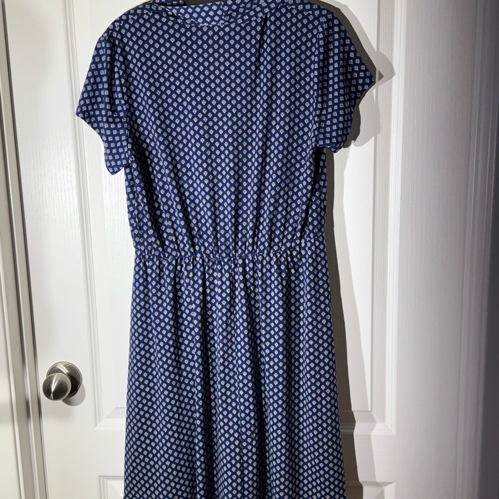 Blue Patterned Dress - Picture 6 of 6